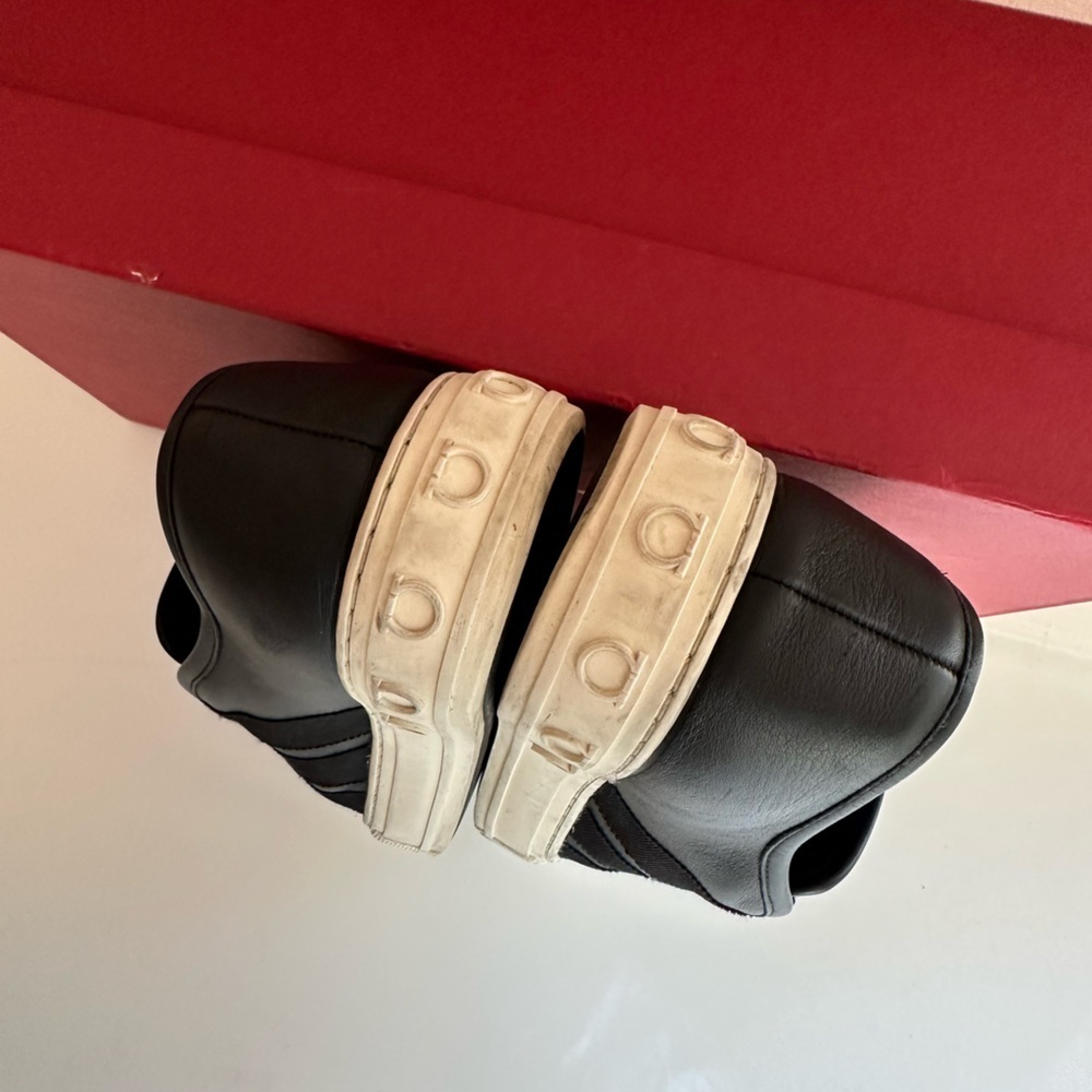 Salvatore Ferragamo Nataly sneakers 8C nero calf - Picture 4 of 7